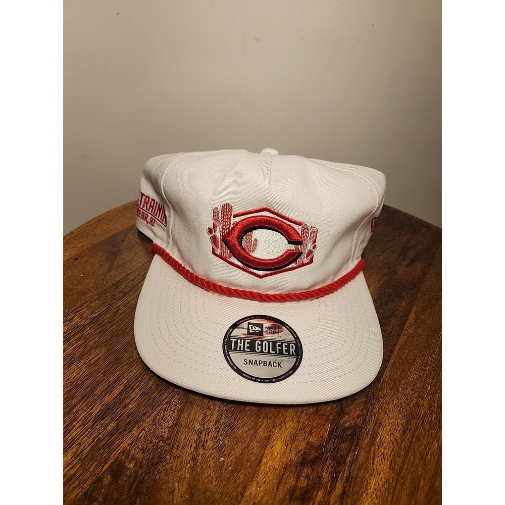 New Era The Golfer Cincinnati Reds Hat Cap Spring Training‎ Rope Snapback NEW